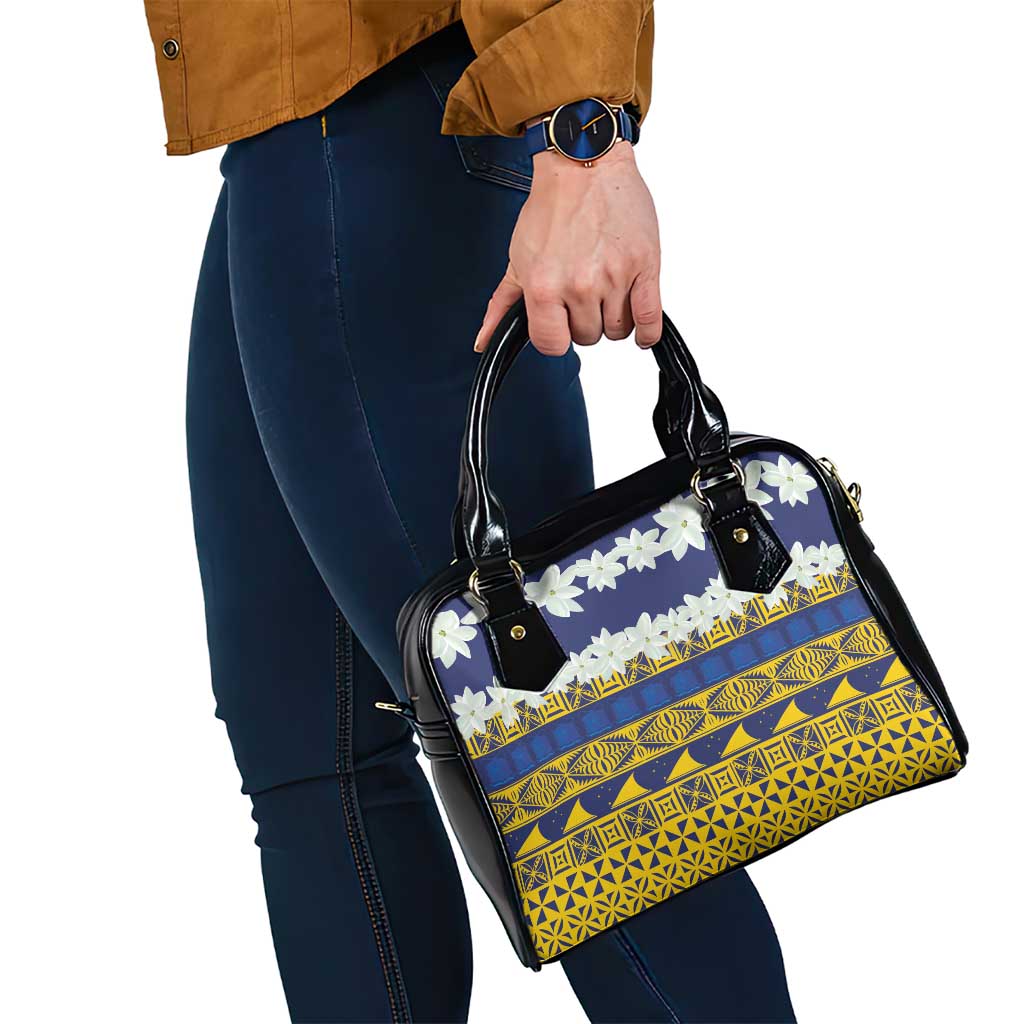 Tokelau Language Week Shoulder Handbag Tokelauan Tuluma With Gardenia Thunbergia