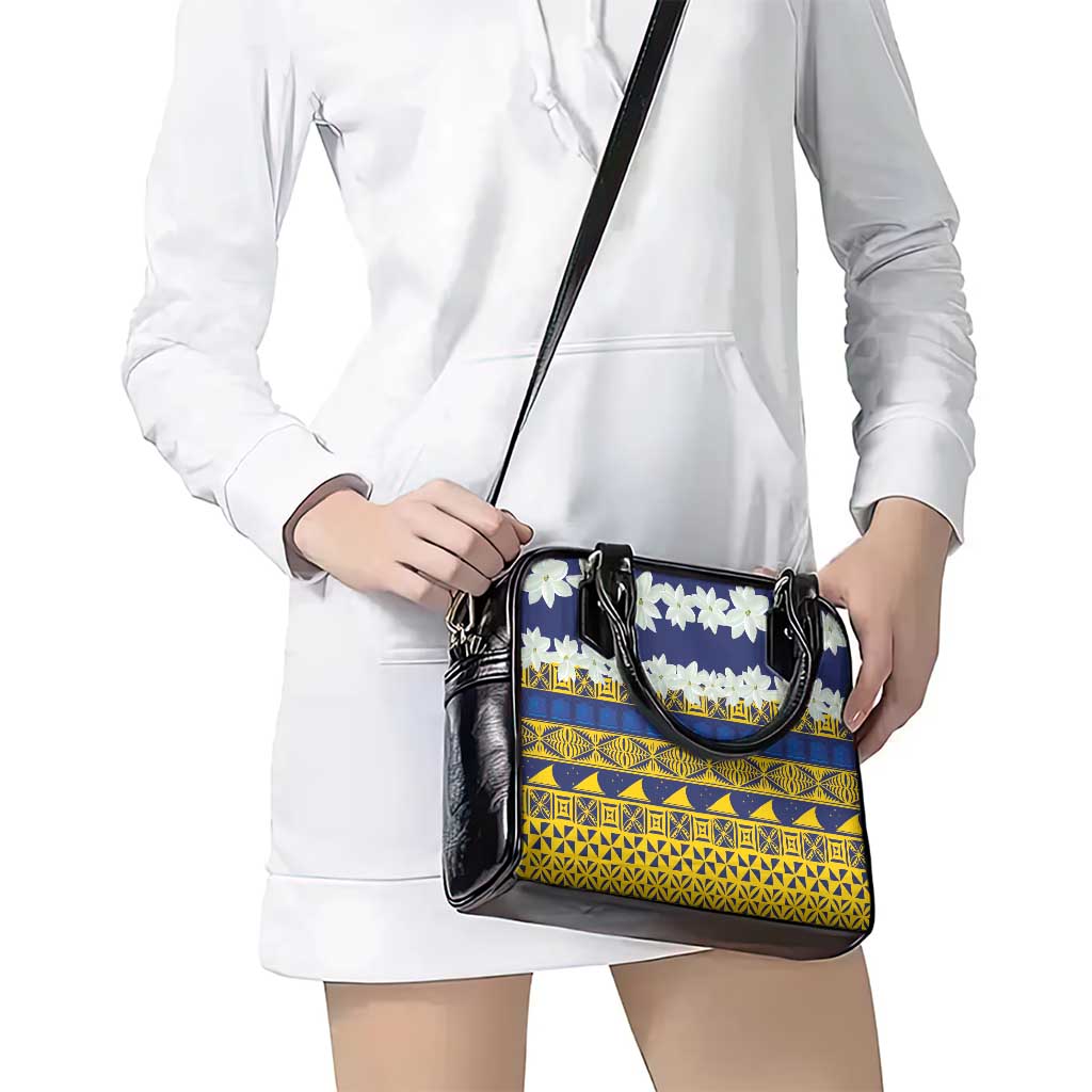 Tokelau Language Week Shoulder Handbag Tokelauan Tuluma With Gardenia Thunbergia