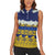 Tokelau Language Week Women Sleeveless Polo Shirt Tokelauan Tuluma With Gardenia Thunbergia