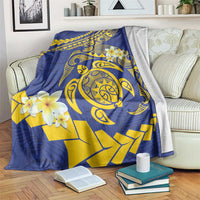 Te Vaiaho o te Gagana Tokelau Blanket Polynesian Turtle - Malo Ni! LT14 Blue - Polynesian Pride