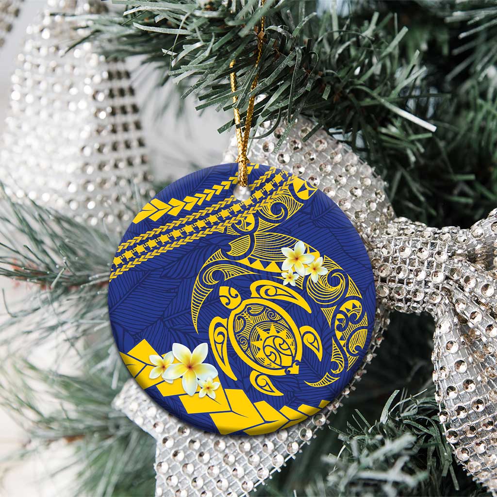 Te Vaiaho o te Gagana Tokelau Ceramic Ornament Polynesian Turtle - Malo Ni! LT14 - Polynesian Pride