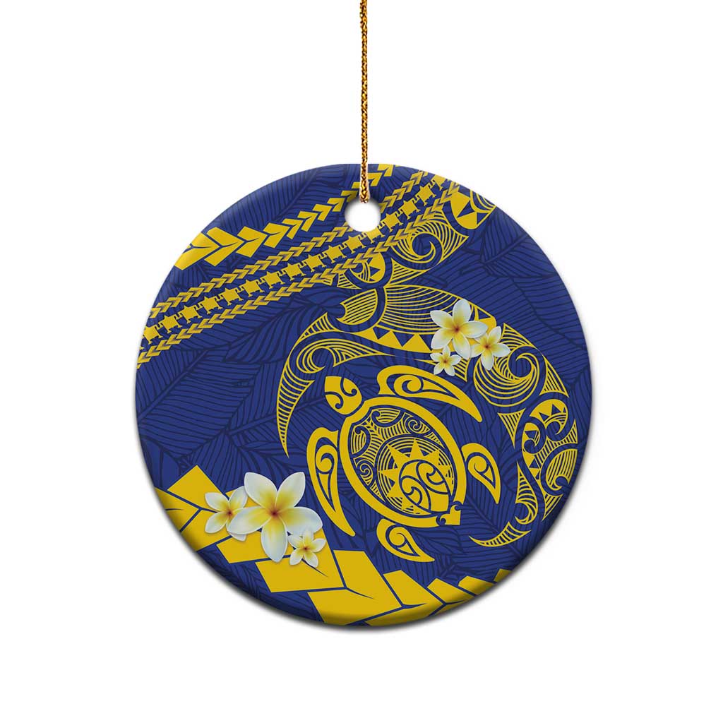 Te Vaiaho o te Gagana Tokelau Ceramic Ornament Polynesian Turtle - Malo Ni! LT14 - Polynesian Pride