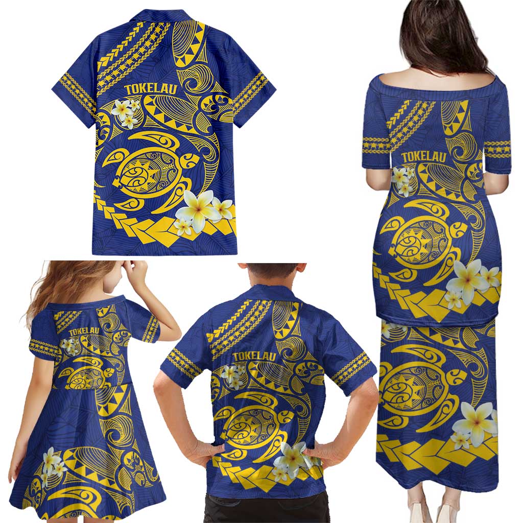 Te Vaiaho o te Gagana Tokelau Family Matching Puletasi and Hawaiian Shirt Polynesian Turtle - Malo Ni! LT14 - Polynesian Pride