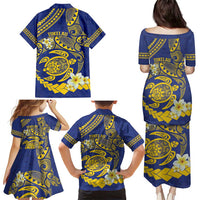 Te Vaiaho o te Gagana Tokelau Family Matching Puletasi and Hawaiian Shirt Polynesian Turtle - Malo Ni! LT14 - Polynesian Pride