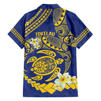 Te Vaiaho o te Gagana Tokelau Family Matching Short Sleeve Bodycon Dress and Hawaiian Shirt Polynesian Turtle - Malo Ni! LT14 - Polynesian Pride