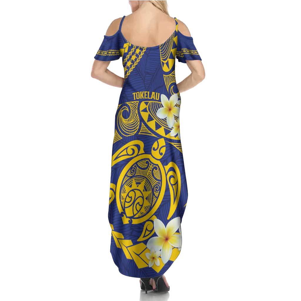 Te Vaiaho o te Gagana Tokelau Family Matching Summer Maxi Dress and Hawaiian Shirt Polynesian Turtle - Malo Ni! LT14 - Polynesian Pride