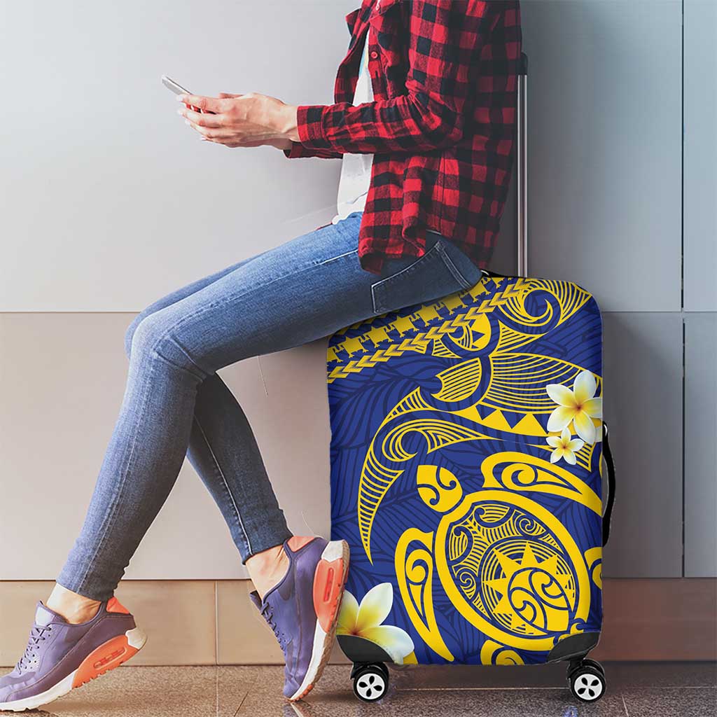 Te Vaiaho o te Gagana Tokelau Luggage Cover Polynesian Turtle - Malo Ni!