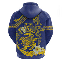 Te Vaiaho o te Gagana Tokelau Zip Hoodie Polynesian Turtle - Malo Ni!
