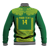 Fiji Tailevu Rugby Custom Baseball Jacket Go Champions Fijian Tapa Pattern LT14 - Polynesian Pride