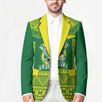 Fiji Tailevu Rugby Custom Blazer Go Champions Fijian Tapa Pattern LT14 - Polynesian Pride
