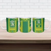 Fiji Tailevu Rugby Custom Ceramic Mug Go Champions Fijian Tapa Pattern LT14 - Polynesian Pride