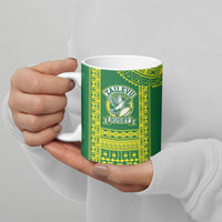 Fiji Tailevu Rugby Custom Ceramic Mug Go Champions Fijian Tapa Pattern LT14 - Polynesian Pride