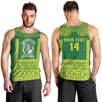 Fiji Tailevu Rugby Custom Men Tank Top Go Champions Fijian Tapa Pattern LT14 - Polynesian Pride