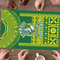 Fiji Tailevu Rugby Custom Puzzle Go Champions Fijian Tapa Pattern LT14 - Polynesian Pride
