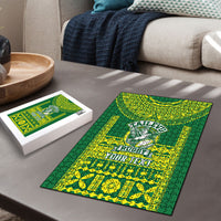 Fiji Tailevu Rugby Custom Puzzle Go Champions Fijian Tapa Pattern LT14 - Polynesian Pride