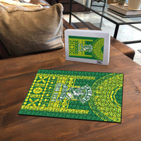 Fiji Tailevu Rugby Custom Puzzle Go Champions Fijian Tapa Pattern LT14 - Polynesian Pride