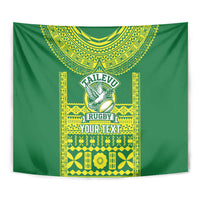 Fiji Tailevu Rugby Custom Tapestry Go Champions Fijian Tapa Pattern LT14 - Polynesian Pride