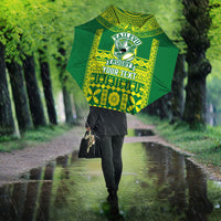 Fiji Tailevu Rugby Custom Umbrella Go Champions Fijian Tapa Pattern LT14 - Polynesian Pride