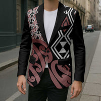 New Zealand Blazer Aotearoa Kowhaiwhai Mix Taniko Art - Polynesian Pride