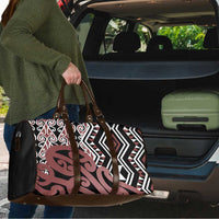 New Zealand Travel Bag Aotearoa Kowhaiwhai Mix Taniko Art LT14 - Polynesian Pride