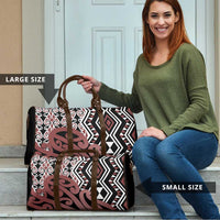 New Zealand Travel Bag Aotearoa Kowhaiwhai Mix Taniko Art LT14 - Polynesian Pride