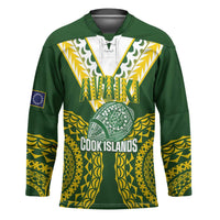 Custom Avaiki Cook Islands Rugby Hockey Jersey Kuki Airani Tatau Green - Polynesian Pride