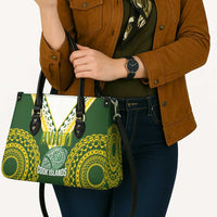 Avaiki Cook Islands Rugby Leather Bag Kuki Airani Tatau Green LT14 - Polynesian Pride