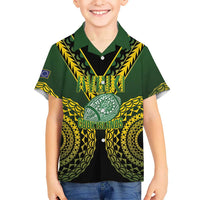 Custom Avaiki Cook Islands Rugby Hawaiian Shirt Kuki Airani Tatau Black - Polynesian Pride
