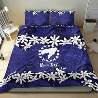 Personalised Cook Islands Pukapuka Bedding Set Tiare Maori Polynesian Waves Tattoo
