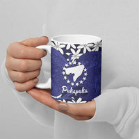 Personalised Cook Islands Pukapuka Ceramic Mug Tiare Maori Polynesian Waves Tattoo
