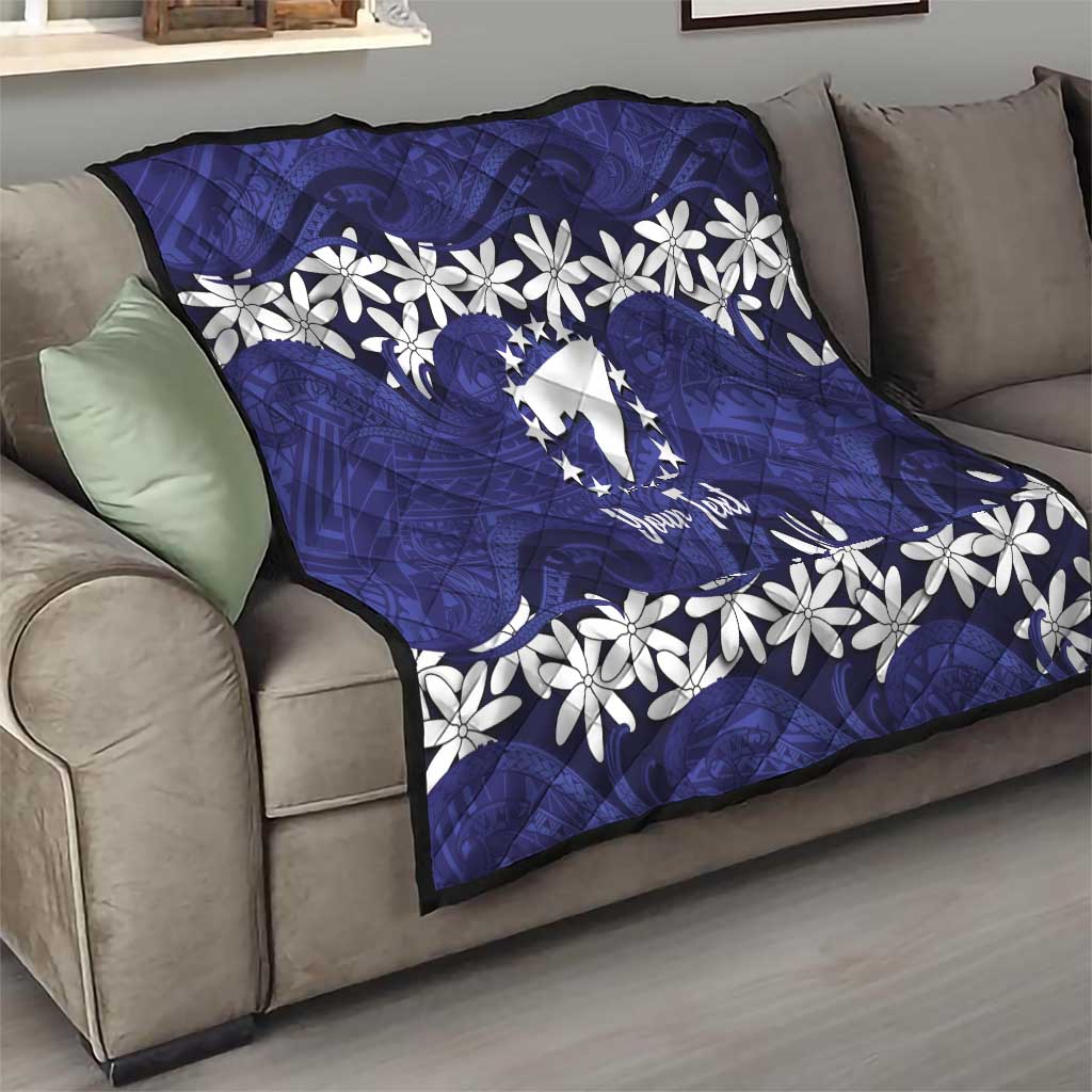 Personalised Cook Islands Pukapuka Quilt Tiare Maori Polynesian Waves Tattoo