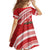 Kingdom Of Tonga Emancipation Day Family Matching Off Shoulder Maxi Dress and Hawaiian Shirt Tongan Ngatu With Kumete Red