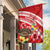 Kingdom Of Tonga Emancipation Day Garden Flag Tongan Ngatu With Kumete Red