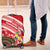 Kingdom Of Tonga Emancipation Day Luggage Cover Tongan Ngatu With Kumete Red