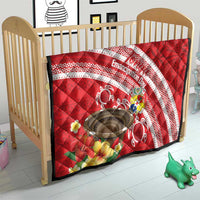 Kingdom Of Tonga Emancipation Day Quilt Tongan Ngatu With Kumete Red