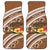 Kingdom Of Tonga Emancipation Day Car Mats Tongan Ngatu With Kumete Brown