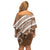 Kingdom Of Tonga Emancipation Day Off Shoulder Short Dress Tongan Ngatu With Kumete Brown