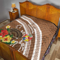 Kingdom Of Tonga Emancipation Day Quilt Tongan Ngatu With Kumete Brown