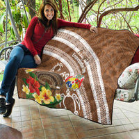 Kingdom Of Tonga Emancipation Day Quilt Tongan Ngatu With Kumete Brown