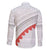 Tonga White Sunday Family Matching Off Shoulder Short Dress and Hawaiian Shirt Heilala Flowers Tongan Ngatu Pattern