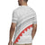 Tonga White Sunday Rugby Jersey Heilala Flowers Tongan Ngatu Pattern