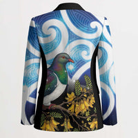 Kekeru New Zealand Matariki Blazer Kukupa Kowhai Maori New Year Blue Version