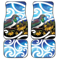 Kekeru New Zealand Matariki Car Mats Kukupa Kowhai Maori New Year Blue Version
