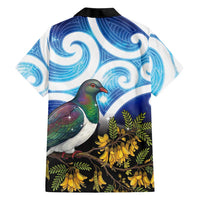 Kekeru New Zealand Matariki Hawaiian Shirt Kukupa Kowhai Maori New Year Blue Version