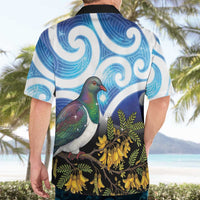 Kekeru New Zealand Matariki Hawaiian Shirt Kukupa Kowhai Maori New Year Blue Version