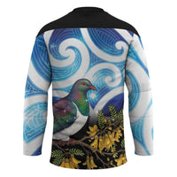 Kekeru New Zealand Matariki Hockey Jersey Kukupa Kowhai Maori New Year Blue Version