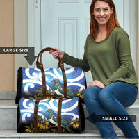 Kekeru New Zealand Matariki Travel Bag Kukupa Kowhai Maori New Year Blue Version