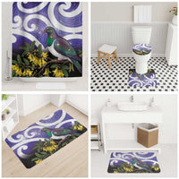 Kekeru New Zealand Matariki Bathroom Set Kukupa Kowhai Maori New Year Purple Version