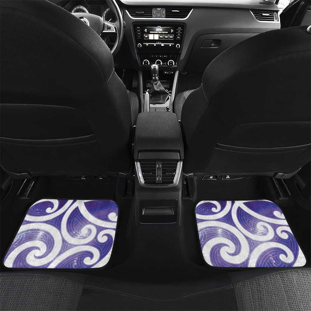 Kekeru New Zealand Matariki Car Mats Kukupa Kowhai Maori New Year Purple Version