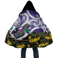 Kekeru New Zealand Matariki Cloak Kukupa Kowhai Maori New Year Purple Version